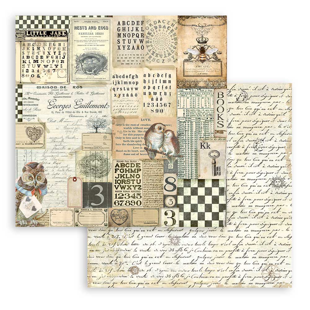 Stamperia Double-Sided Scrapbooking Paper Set - Alchemy, 10 units