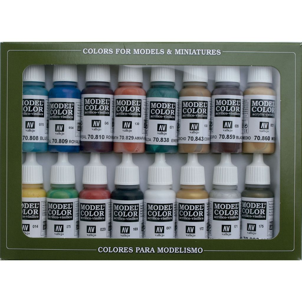 Vallejo Medieval Colors dažų rinkinys, 16x17 ml